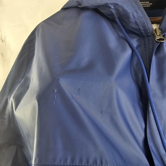 Under Armour Rain Jacket Men XL Blue Cloud Strike Storm Seam Gore Waterproof - Picture 12 of 14